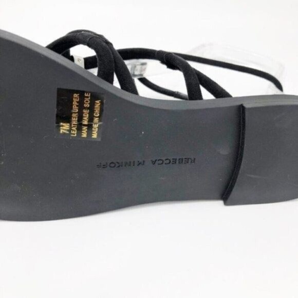 REBECCA MINKOFF Sarle Strappy Black Sandal - Picture 5 of 8